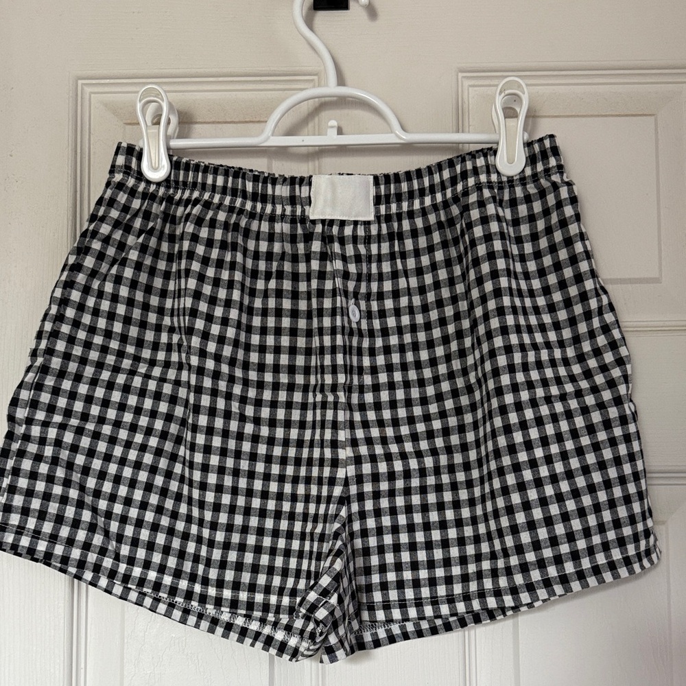 Gingham shorts